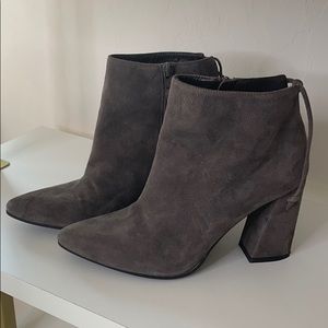 Stuart Weitzman suede booties
